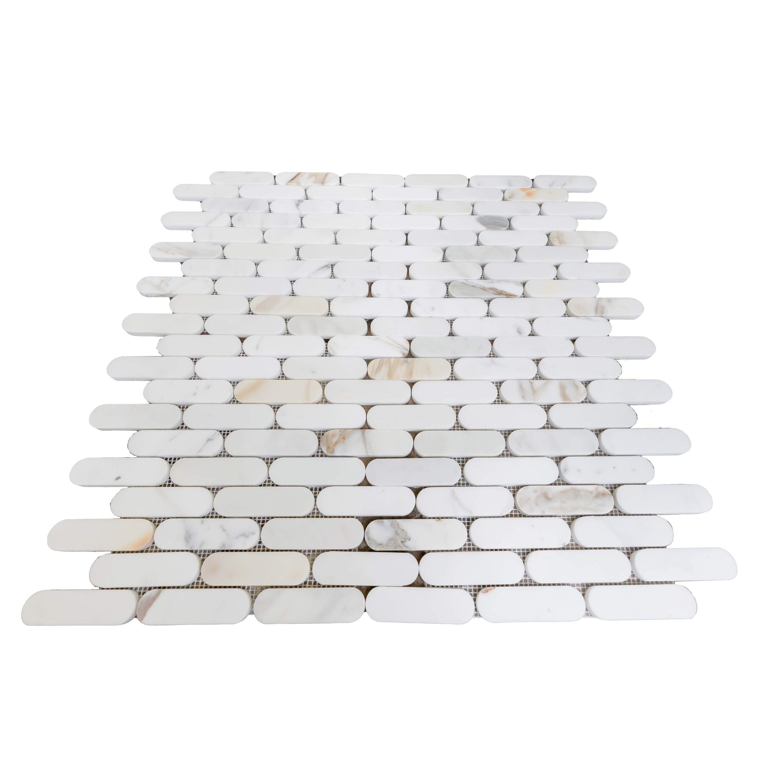 Picket Mosaic Calacatta Gold Eclipse Honed