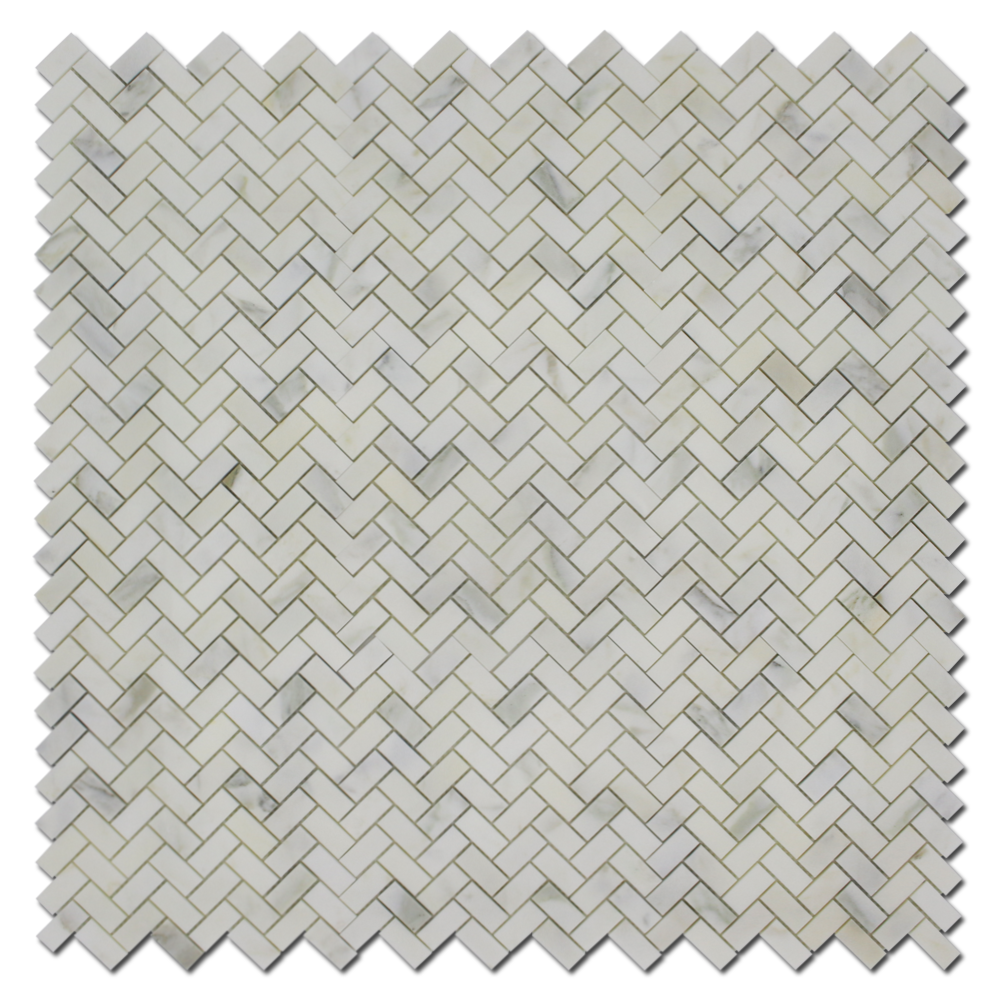 Calacatta Oliva 1X2 Herringbone