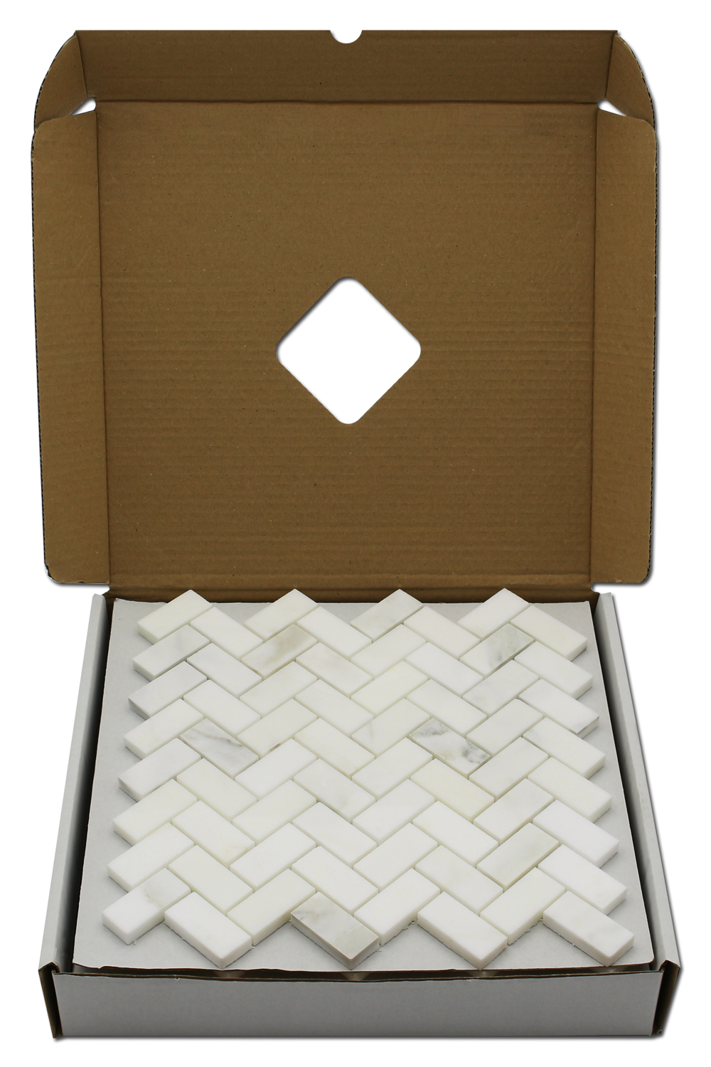 Calacatta Oliva 1X2 Herringbone