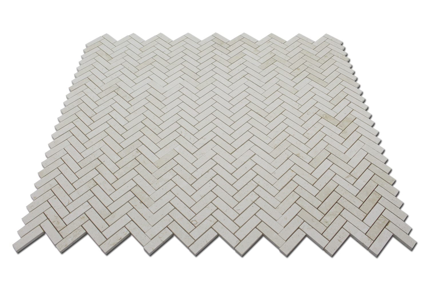 Matrix Mosoaic Corinthian Fossil Herringbone honed
