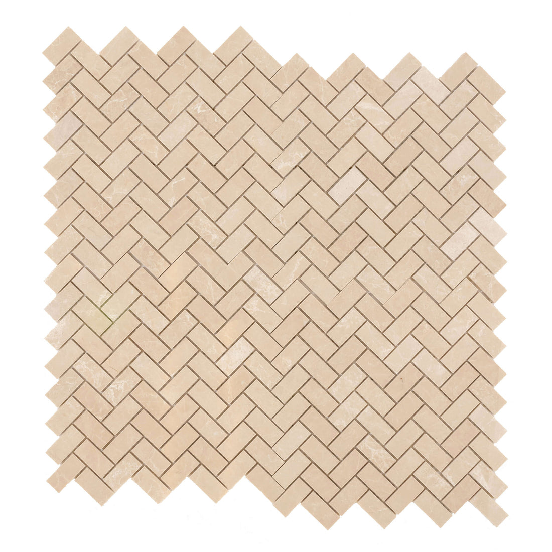 Botticino 1X2 Herringbone Polished
