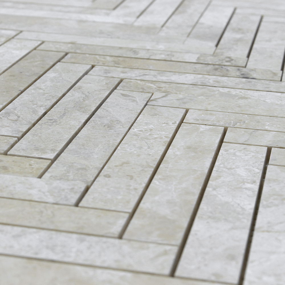 Karya Roya Marblel 1" x 6" Herringbone