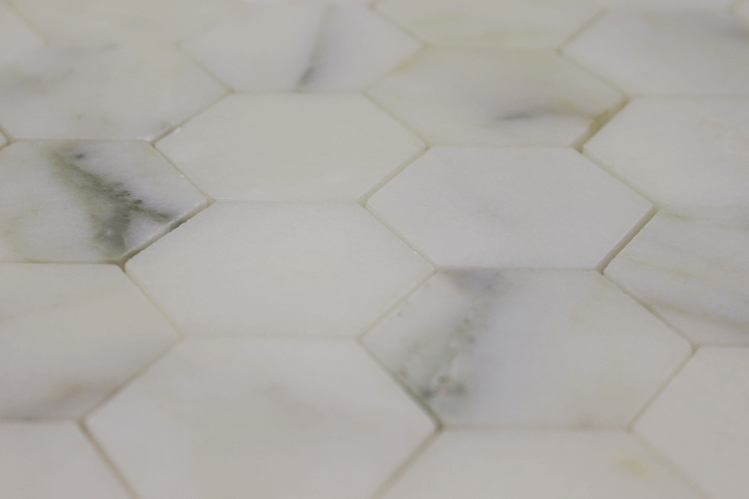 Calacatta Oliva Honeycomb Mosaic