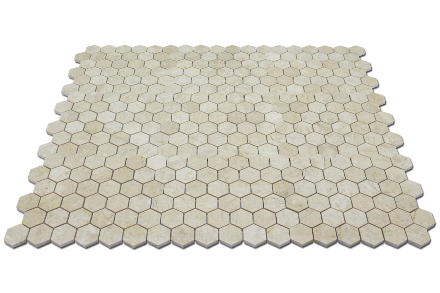 Crema Nouva Honeycomb Polished Mosaic