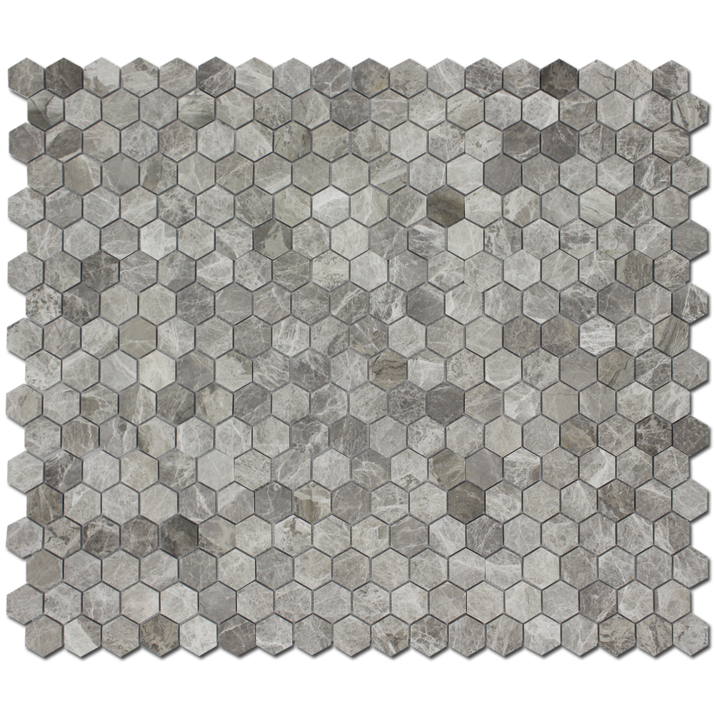 Grigio Fantasia Honeycomb Mosaic