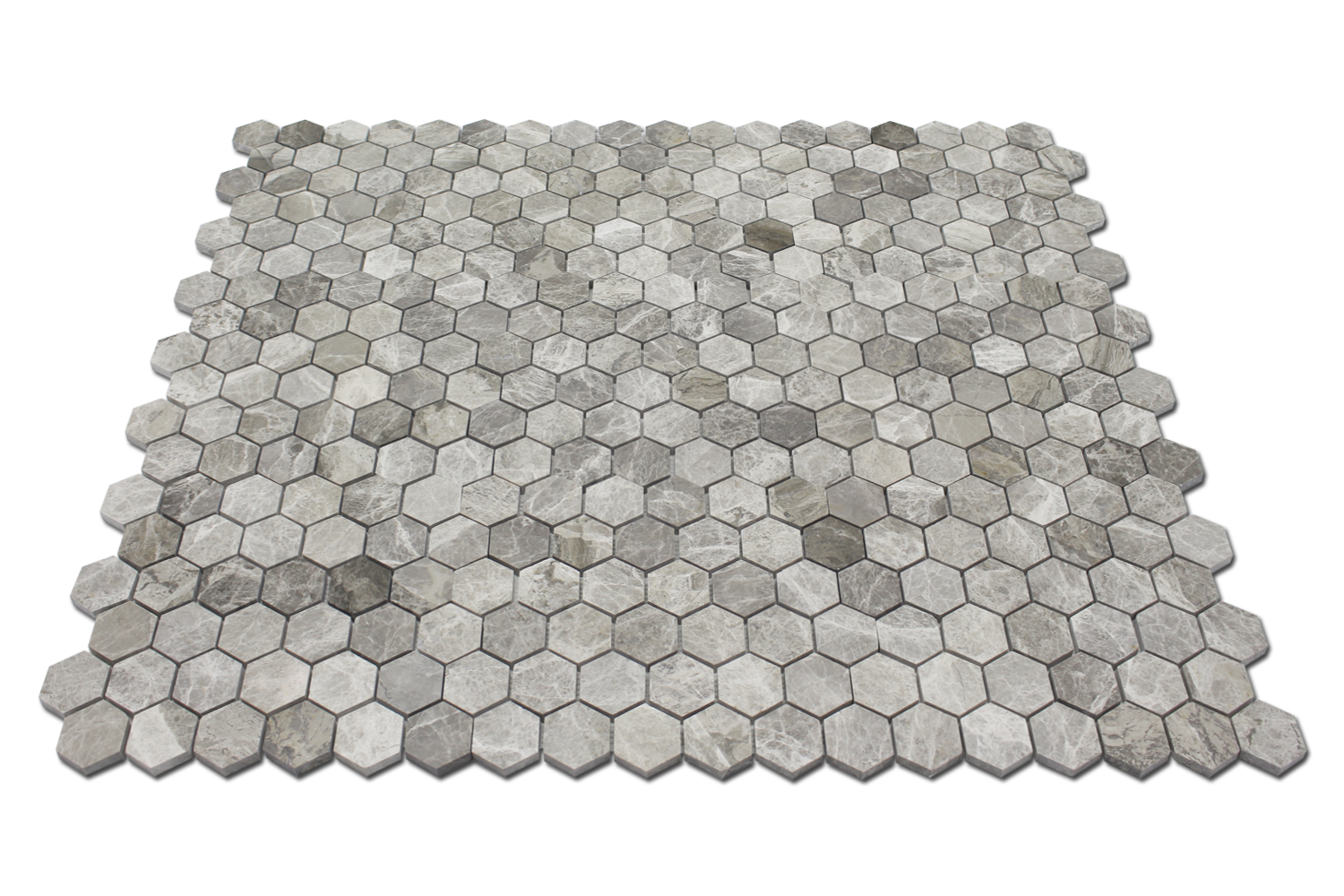 Grigio Fantasia Honeycomb Mosaic