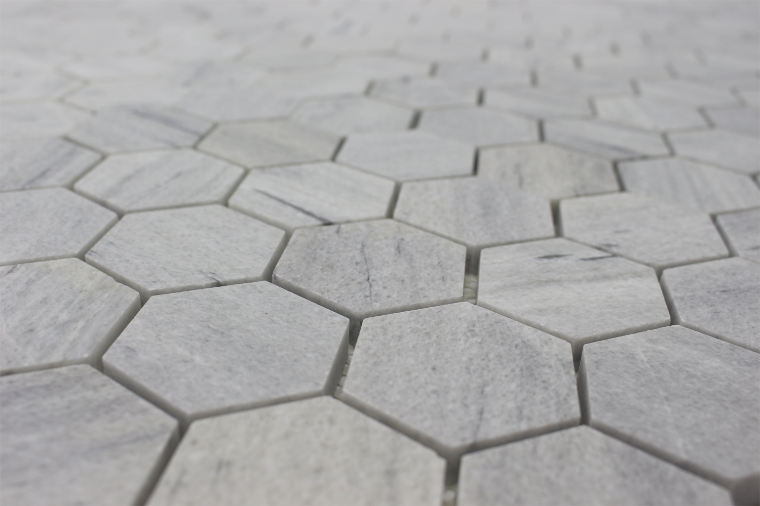Solto White 2″ Honeycomb Honed