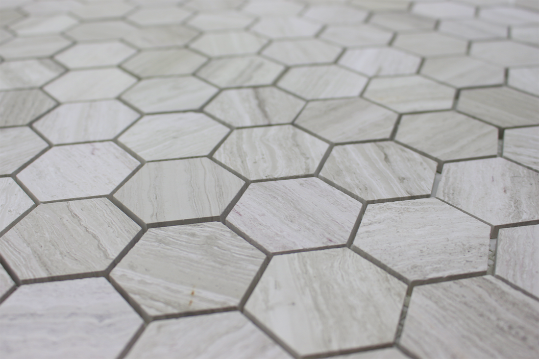 Wooden White Honeycomb Honed