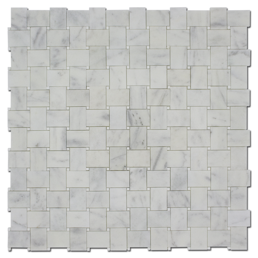 Alpine Mosic Large Basket Milas w/Bianco Venato Dolomite