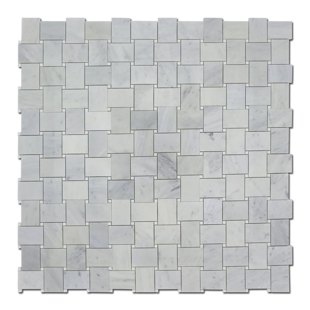 Alpine Mosic Carrara Large Basket w/Dolomite