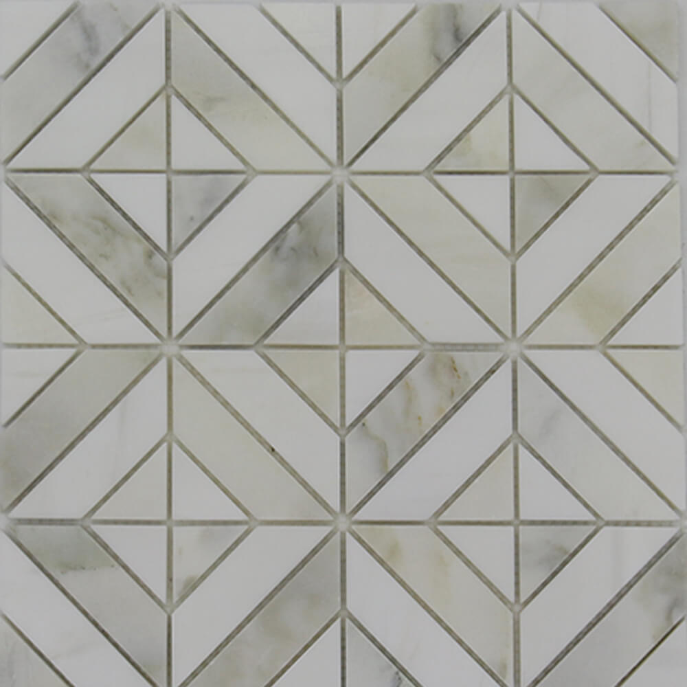 Matrix – 12″ Dolomite / Calacatta Oliva