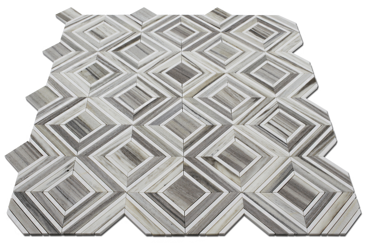 Maze Mosaic – Palisandra with Dolomite