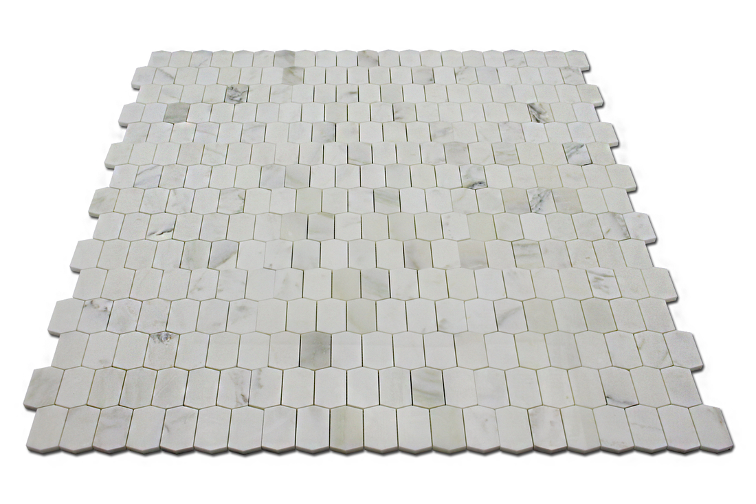 Picket Mosaic Picket Calacatta Oliva Polished