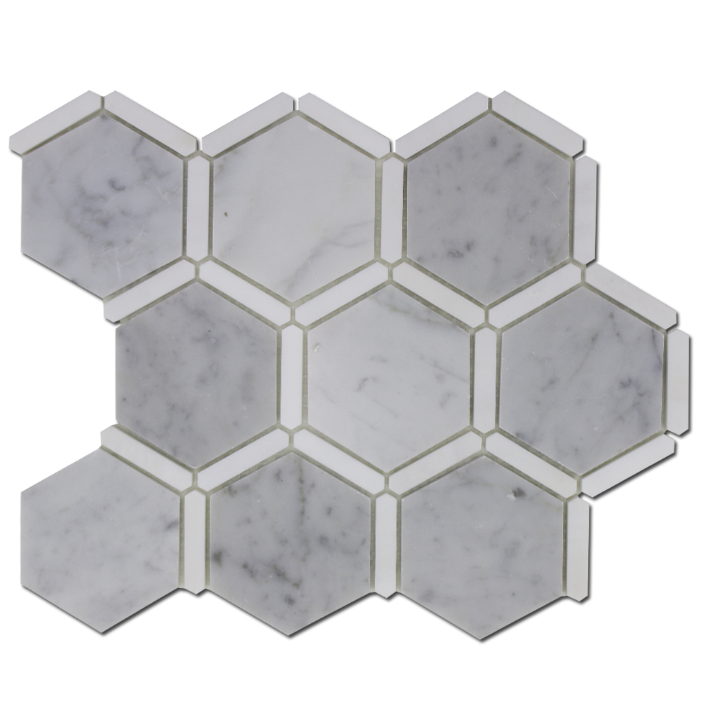 Sanibel Mosaic 3″ Honeycomb Mosaic