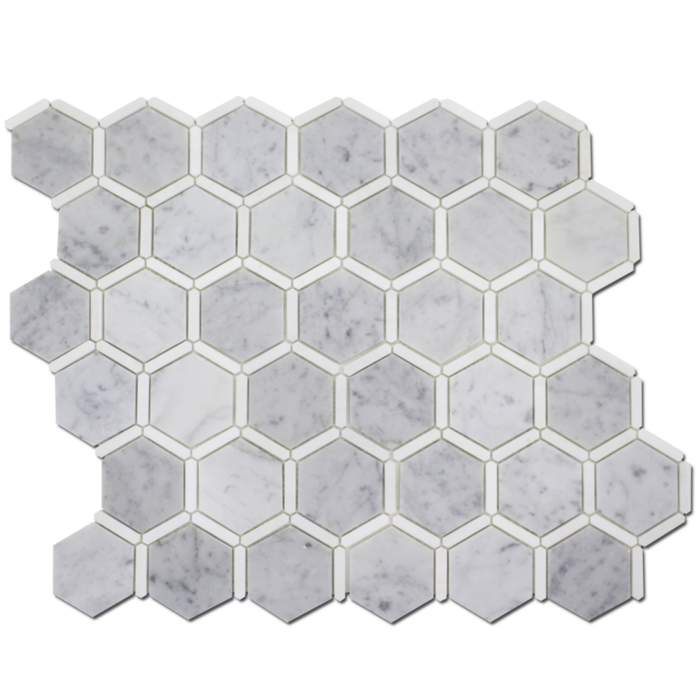 Sanibel Mosaic 3″ Honeycomb Mosaic