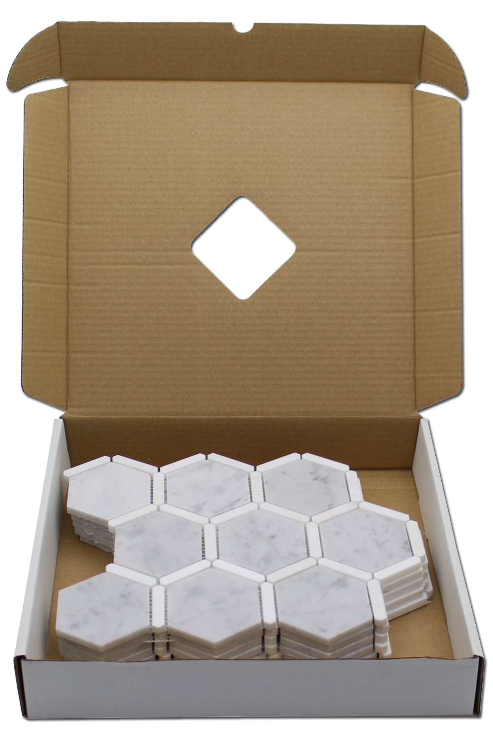 Sanibel Mosaic 3″ Honeycomb Mosaic