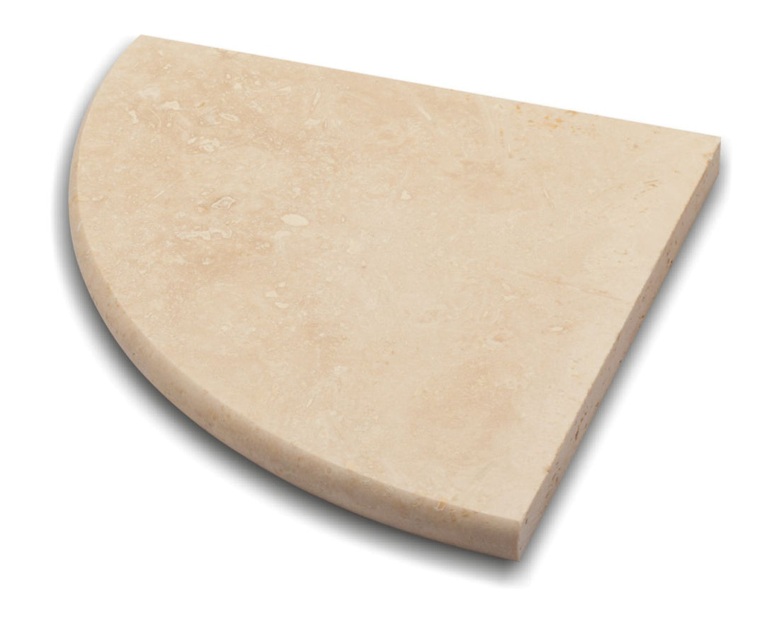 Corner Shelf Ivory Travertine Hf