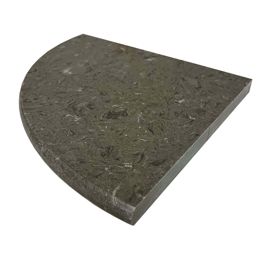 Corner Shelf Nordic Gray Engineered Marble