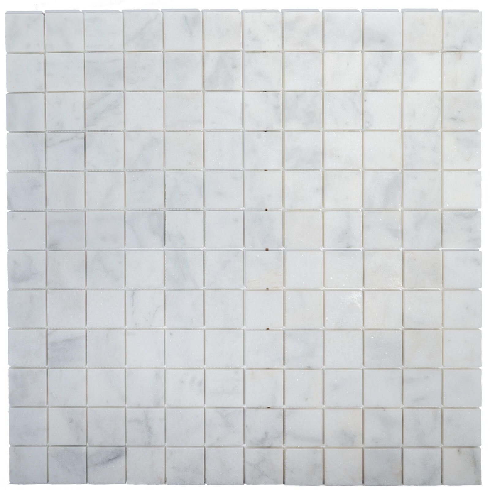 Milas White Marble 2" x 2" Honed, Polished & Tumbled