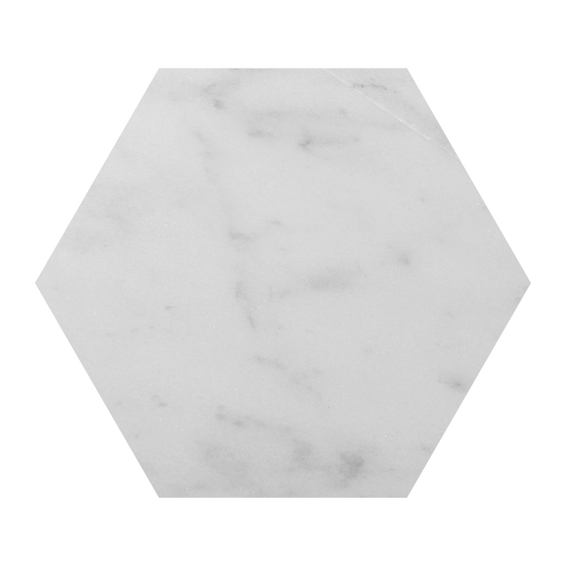 Milas White Marble 8" Honeycomb