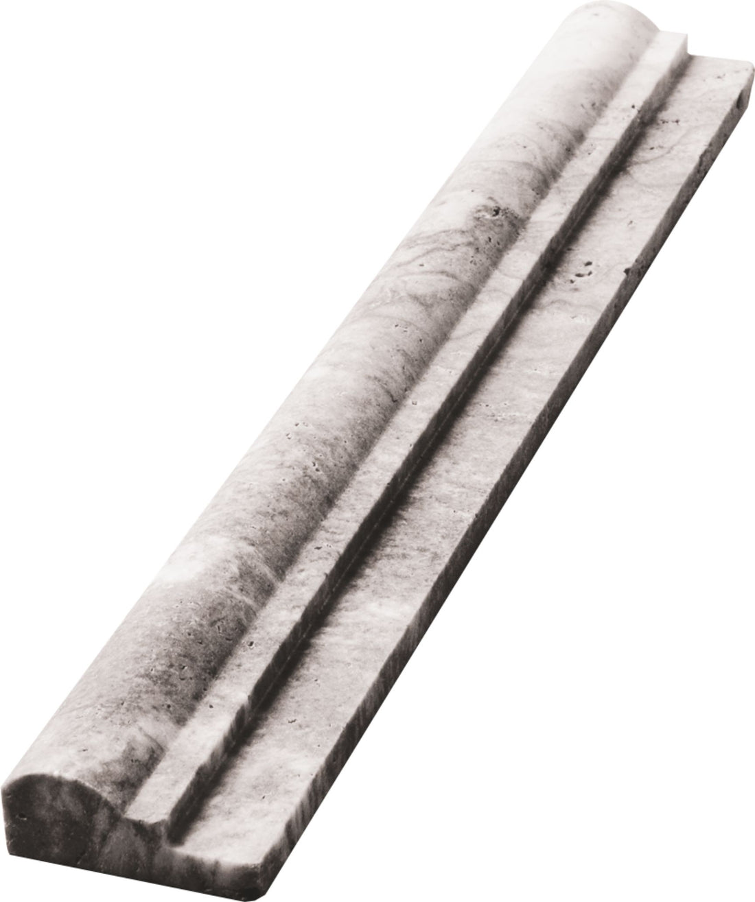 Silver Travertine Bullnose & Ogee