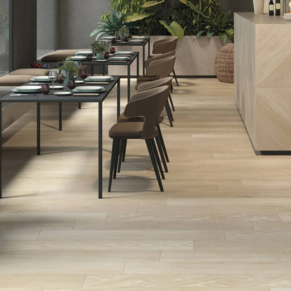 Antique 24&quot; x 24&quot; Wood Look Matte Porcelain Tile