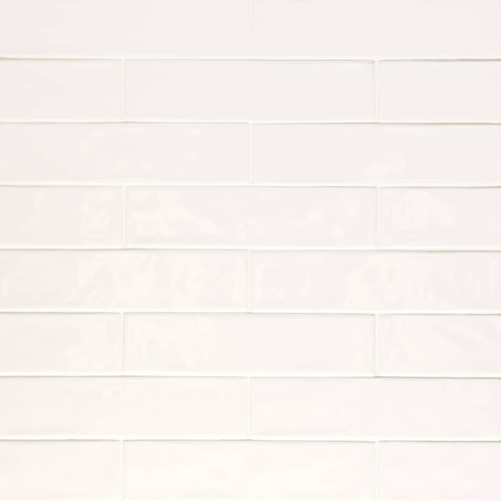 Clara 2.75&quot; x 11&quot; Glossy Porcelain Tile in Black