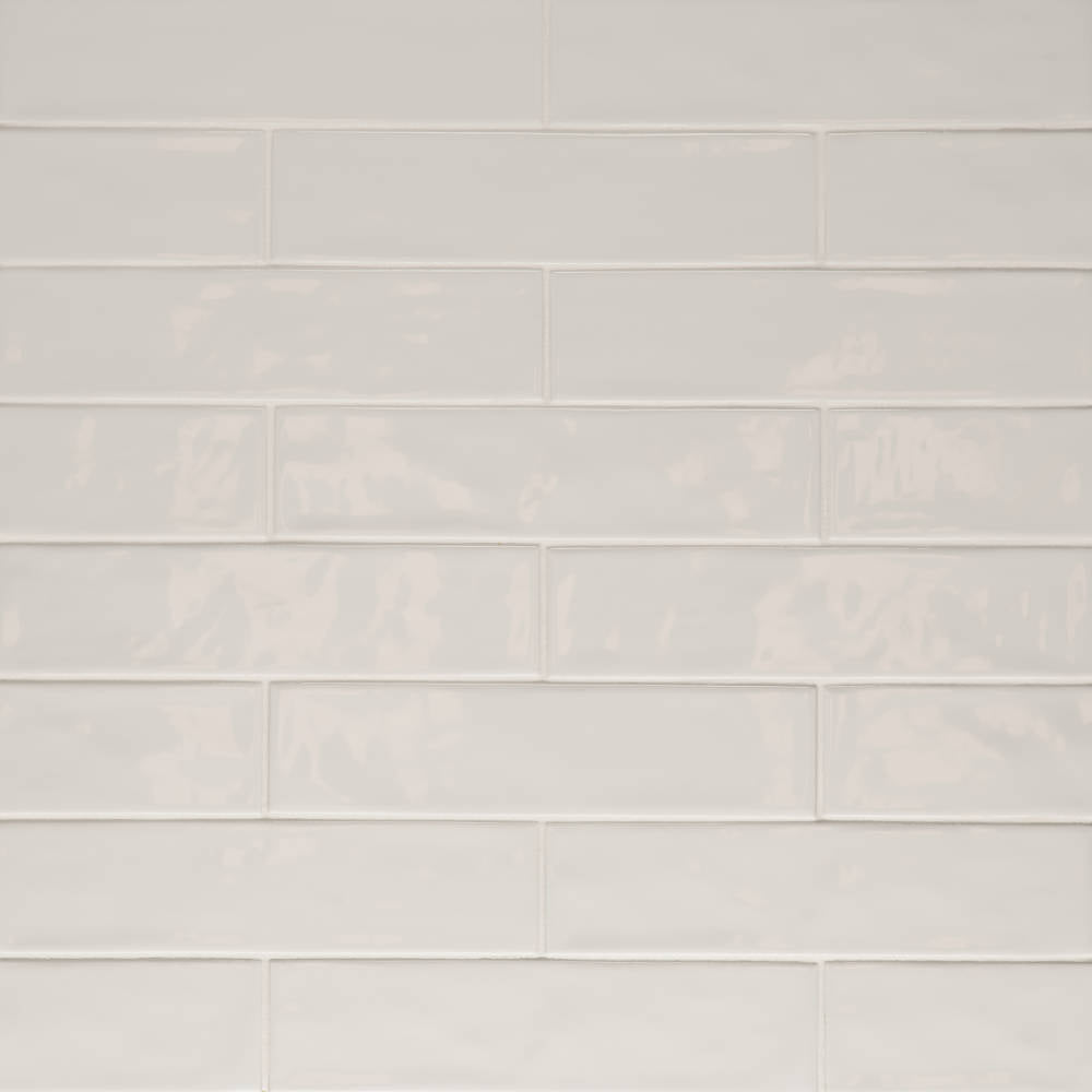 Clara 2.75&quot; x 11&quot; Glossy Porcelain Tile in Black
