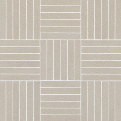 Sahara .5&quot; x 4&quot; Matte Crosshatch Porcelain Mosaic Tile