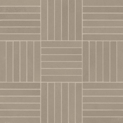Sahara .5&quot; x 4&quot; Matte Crosshatch Porcelain Mosaic Tile
