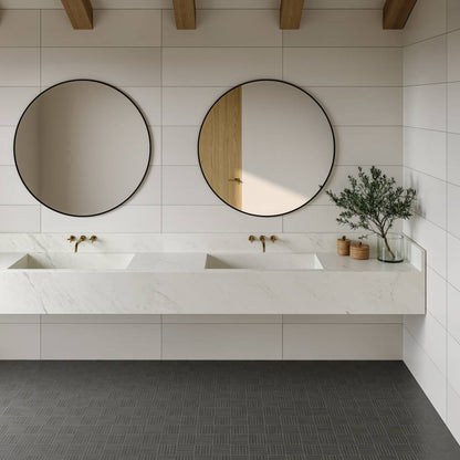 Sahara .5&quot; x 4&quot; Matte Crosshatch Porcelain Mosaic Tile