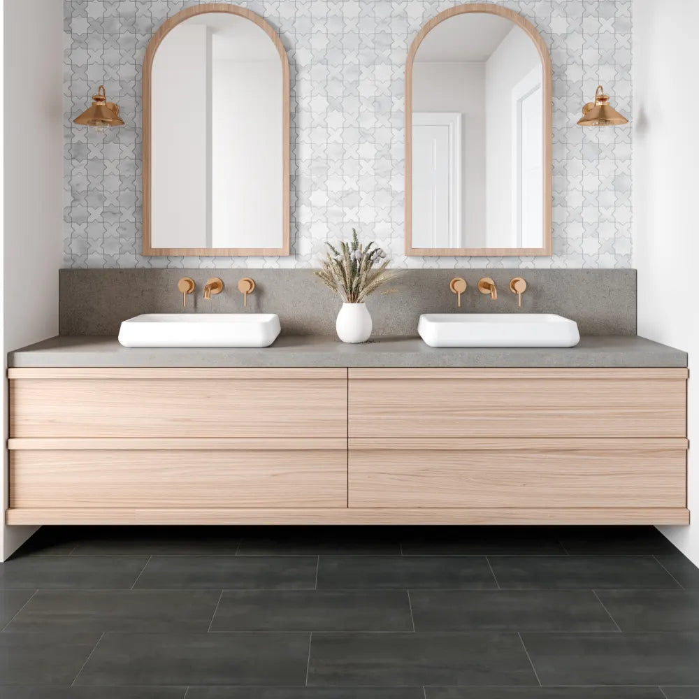 Rebel 12&quot; x 24&quot; Floor &amp; Wall Tile in Bronze