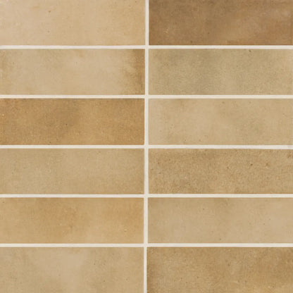 Celine 2&quot; x 6&quot; Matte Porcelain Floor &amp; Wall Tile in Blue