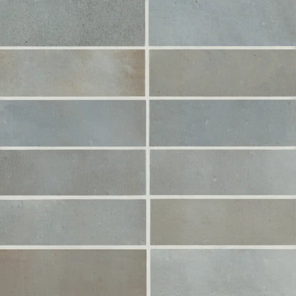 Celine 2&quot; x 6&quot; Matte Porcelain Floor &amp; Wall Tile in Blue
