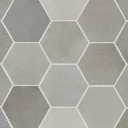 Celine 4&quot; Hexagon Matte Porcelain Floor &amp; Wall Tile in Cotto