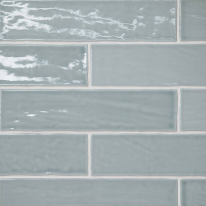 Marin 2.5&quot; x 10&quot; Ceramic Wall Tile in Aloe Green