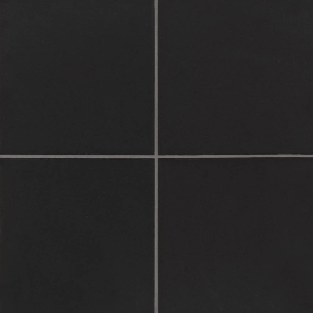 Rothko 9&quot; x 9&quot; Matte Ceramic Field Tile in Half Circle