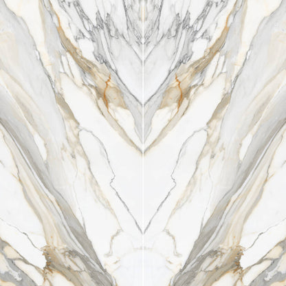 Honed Porcelain Tile in Calacatta Macchia