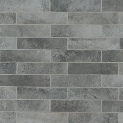 Matte Brick-Look Porcelain Field Tile in Yellowstone