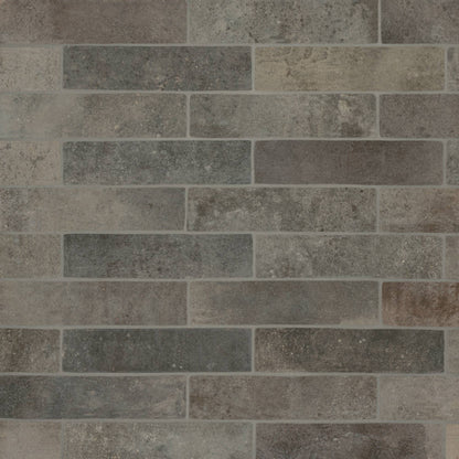 Matte Brick-Look Porcelain Field Tile in Yellowstone