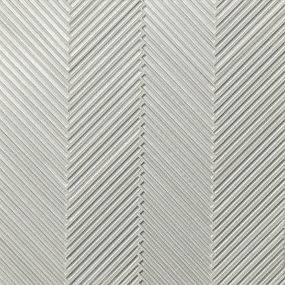 Kaikos Skinny Chevron Glass Mosaic in Blue