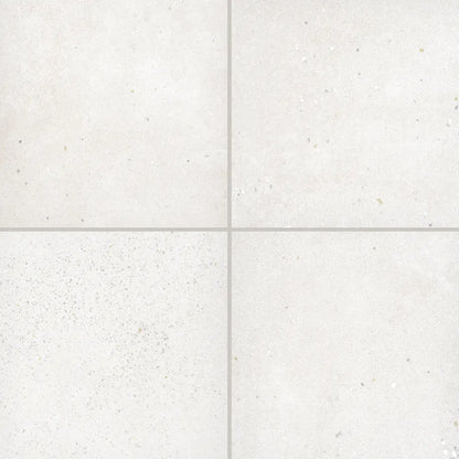 Area 51 24&quot; x 24&quot; Matte Porcelain Field Tile in White