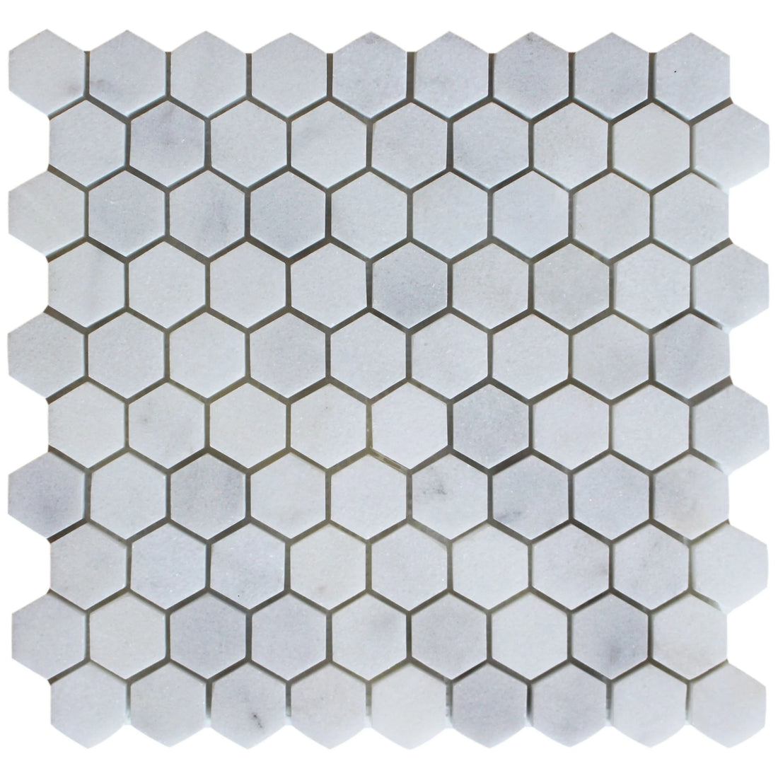1 1/4 Honeycomb Milas White Honed