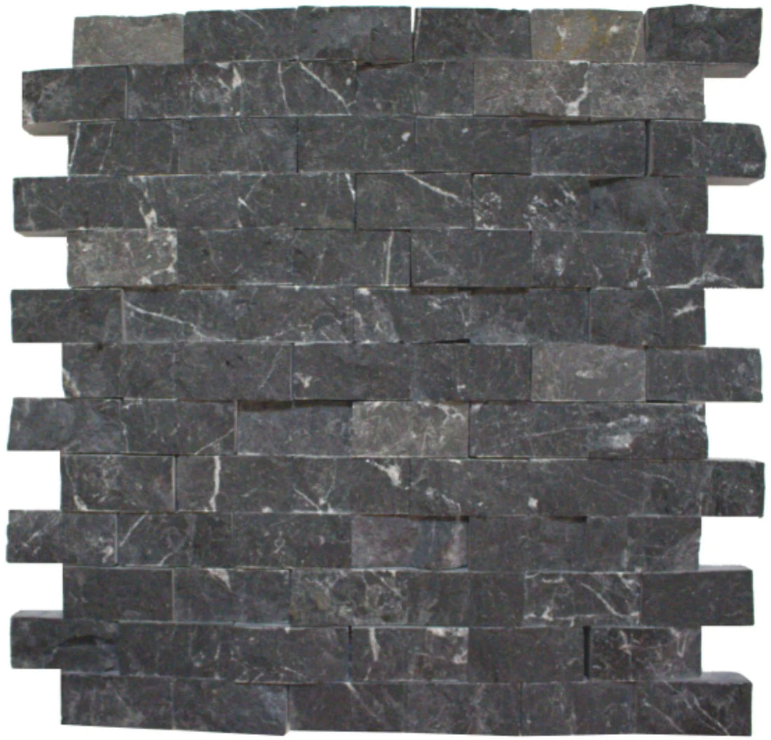 1X2 Brick Splitface Taurus Black
