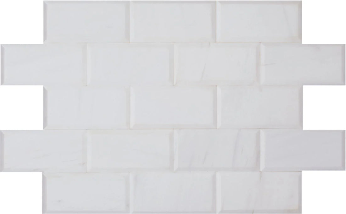 3X6 Bianco Venato Pol &amp; Deep
