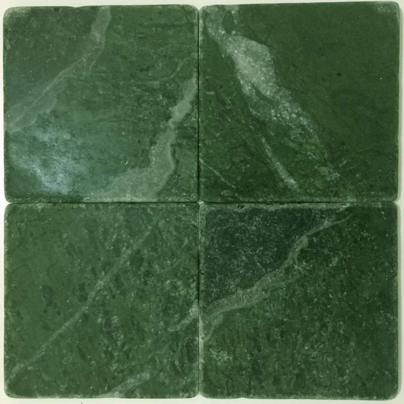 4X4 Teos Green Tumbled