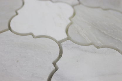 Arabesque Mosaic – Dolomite, Iceberg &amp; Imperial White