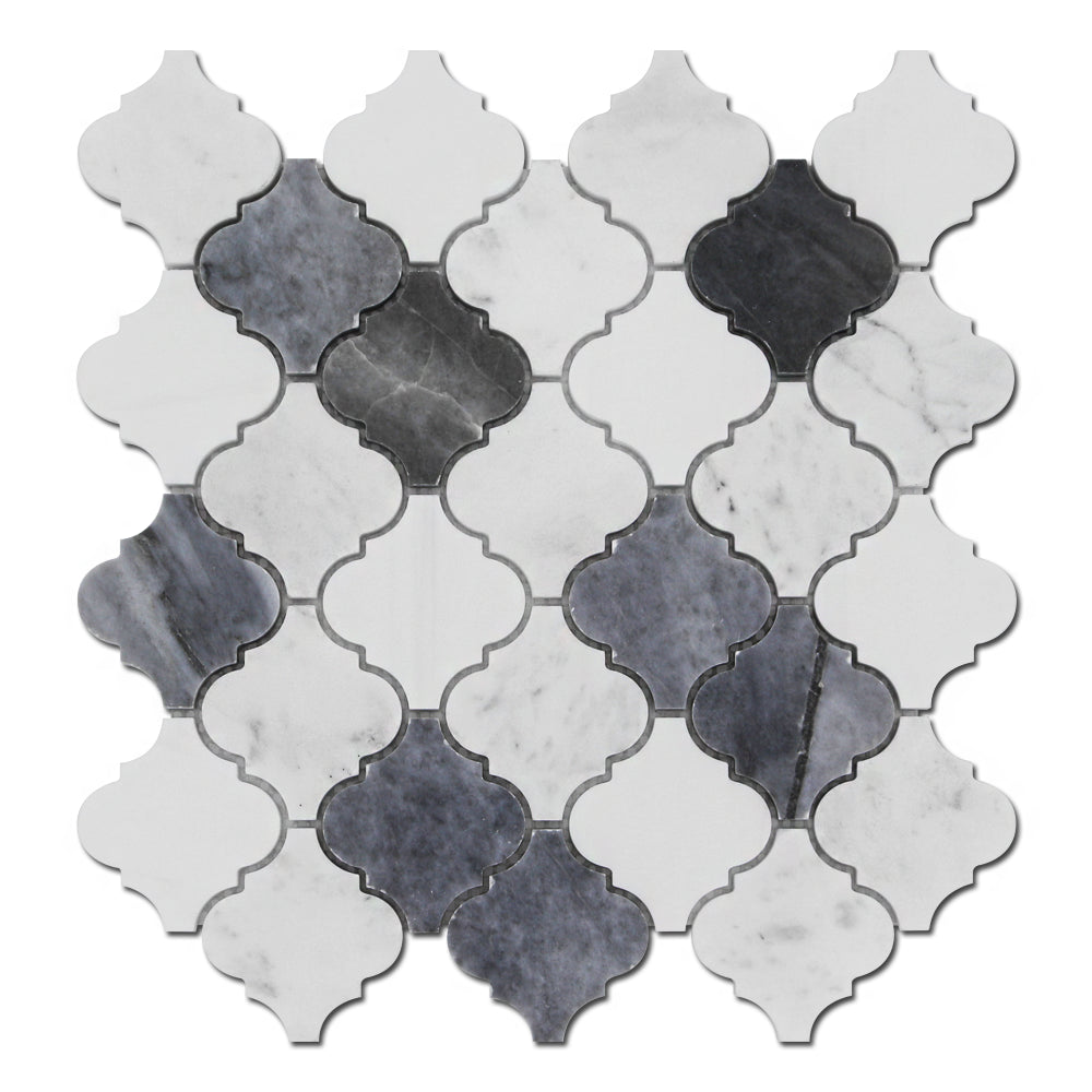 Arabesque – Dolomite, Bardiglio &amp; Imperial White