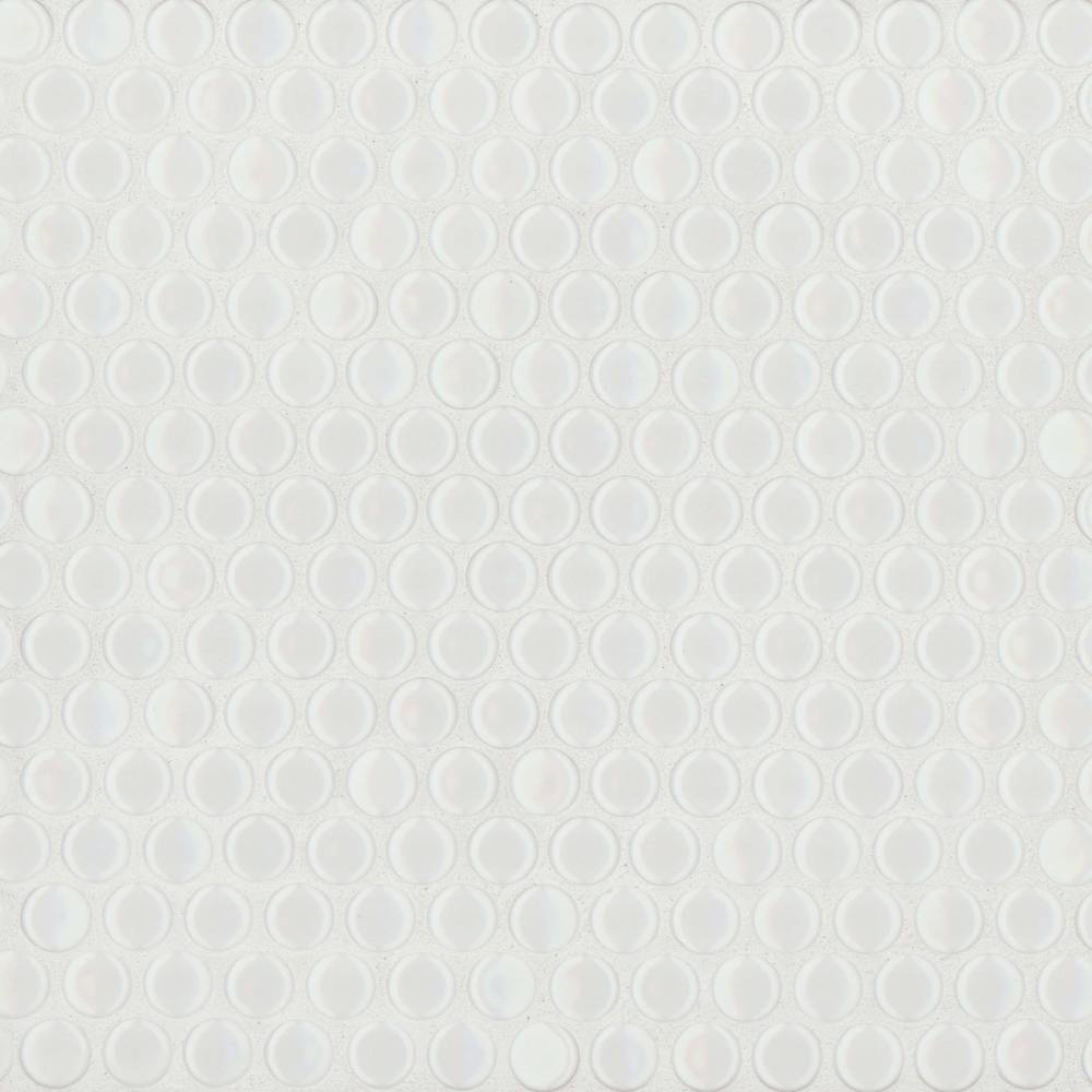 360 3/4&quot; x 3/4&quot; Penny Round Glossy Mosaic Tile in Lagoon
