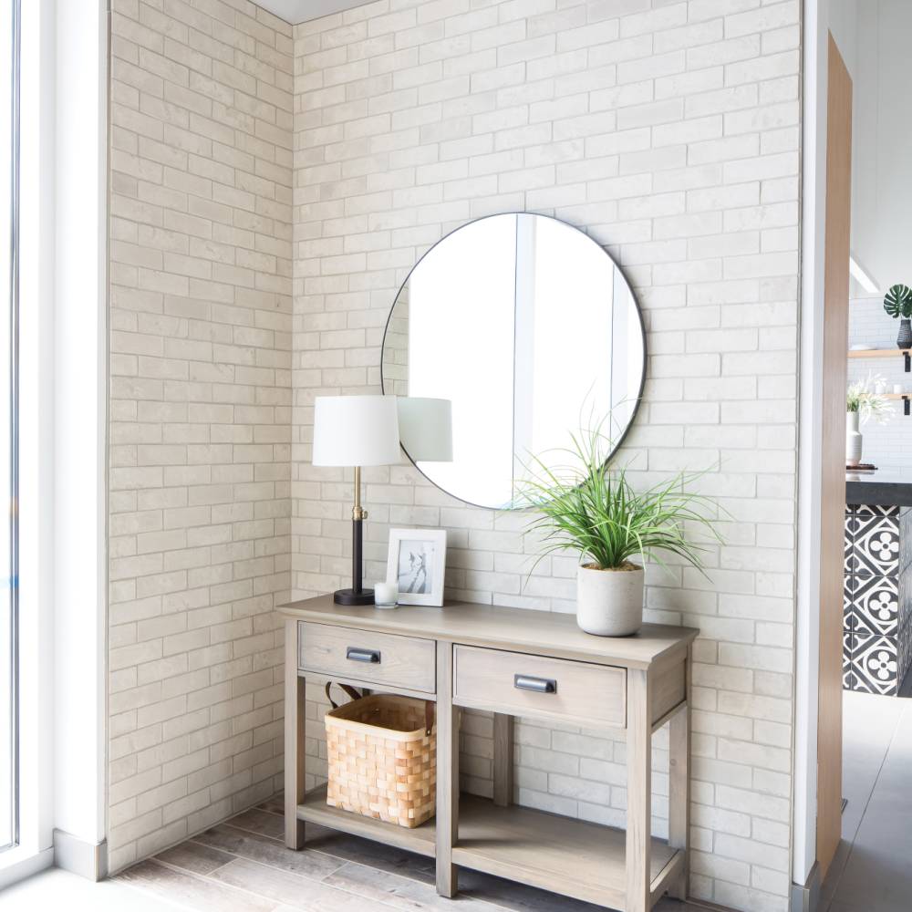 Avondale 2" x 8" Matte Brick Tile in Early Gray